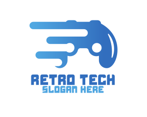 Tech Game Controller logo design