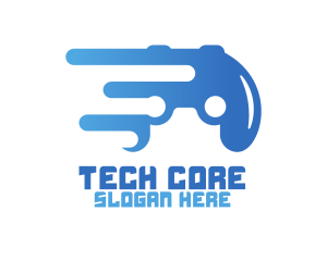 Tech Game Controller logo design