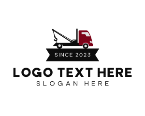 Military Truck - Truck Vehicle Mover logo design