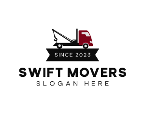Mover - Truck Vehicle Mover logo design