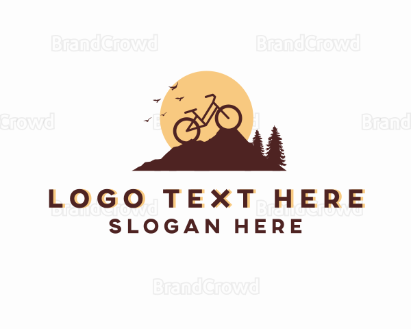 Outdoor Mountain Bicycle Logo