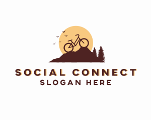 Outdoor Mountain Bicycle Logo