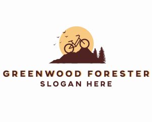 Outdoor Mountain Bicycle logo design