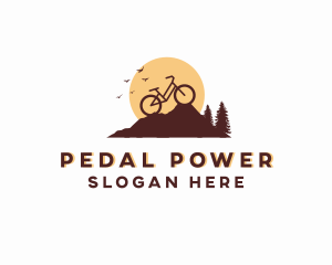 Bicycle - Outdoor Mountain Bicycle logo design