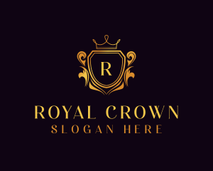 Royal Shield Hotel logo design