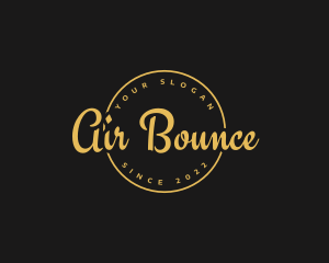 Golden Luxurious Wordmark  logo design