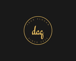 Beautiful - Golden Luxurious Wordmark logo design