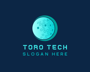 Global Tech Network logo design