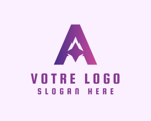 Violet - Violet Gradient A logo design