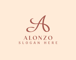 Stylish Boutique Letter A logo design