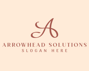 Stylish Boutique Letter A logo design