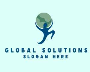 Global Human Resources logo design