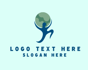 Outsourcing - Global Human Resources logo design