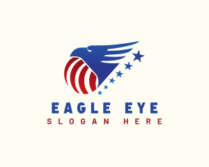 American Wildlife Eagle logo design