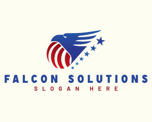 American Wildlife Eagle logo design