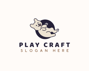 Playful Pet Dog logo design