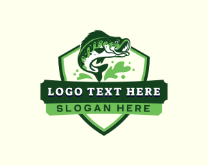 Salmon - Fish Trout Fishing logo design