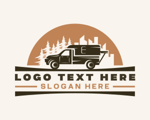 Jeep - Pickup Car Travel Camping logo design