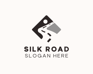 Pavement Highway Road Path logo design