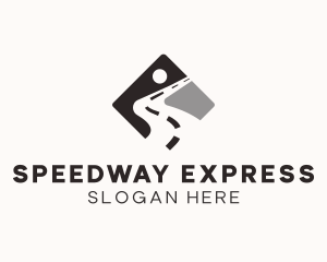 Freeway - Pavement Highway Road logo design