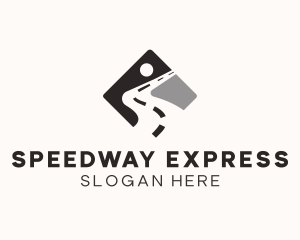 Freeway - Pavement Highway Road Path logo design