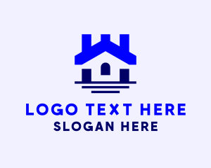 Roof - House Roofing Chimney logo design