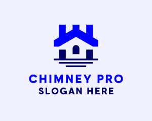 Chimney - House Roofing Chimney logo design