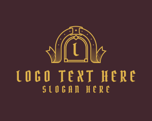 Stylish Medieval Ribbon Logo