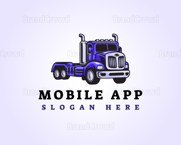Delivery Truck Dispatch Logo
