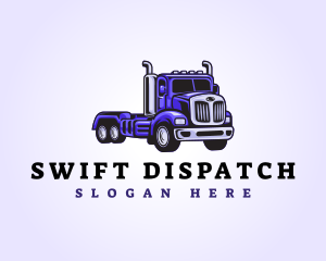 Delivery Truck Dispatch logo design