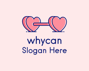 Heart Love Weights  Logo