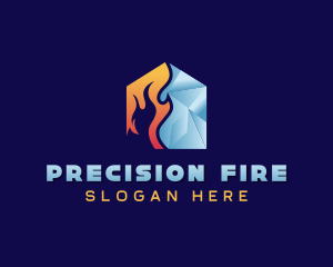 Fire Ice Thermal logo design