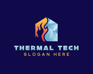 Fire Ice Thermal logo design