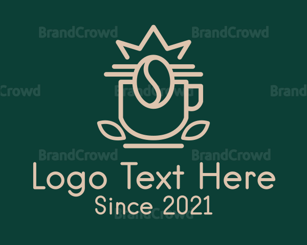 Crown Coffee Cup Logo