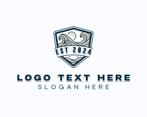 Waves - Sea Surfing Ocean logo design