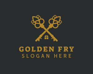 Golden Key Home logo design