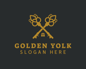 Golden Key Home logo design