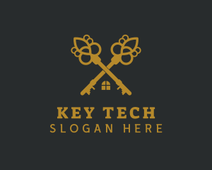 Golden Key Home logo design