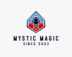 Mysterious Warlock Magician logo design