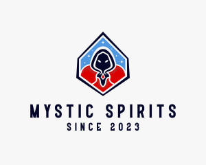 Mysterious Warlock Magician logo design