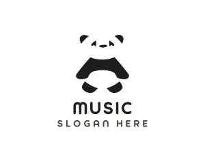 Toy Panda Animal Logo