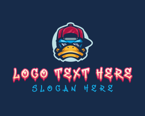 Hip Hop - Hip Hop Duck Rebel logo design