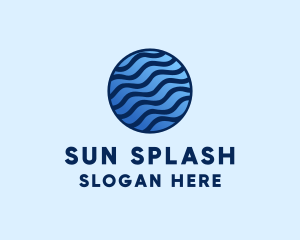 Water Waves Splash  logo design