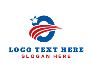 American Patriot Letter O Logo