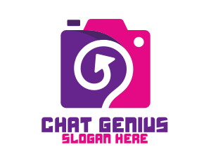 Studio - Pink & Purple Photography logo design