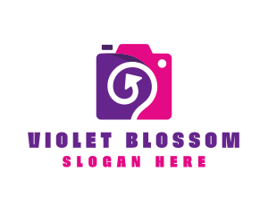 Purple And Pink - Pink & Purple Photography logo design