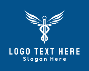 Doctor - Medical Clinic Caduceus logo design