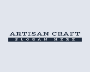 Crafty - Masculine Brand Business logo design