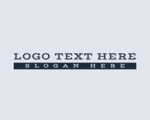 Brand - Masculine Brand Wordmark logo design