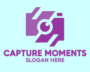 Photographer - Purple Photographer Camera logo design